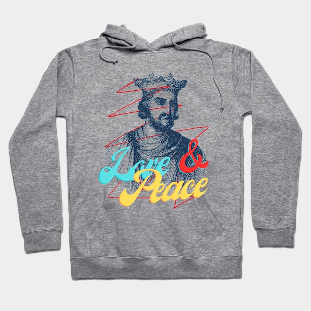 PEACE AND LOVE Hoodie by elm4hd1-arts